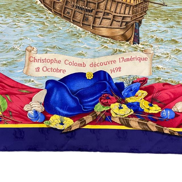 HERMES エルメス Christophe Colomb クリストファーコロンブス 船 カレ