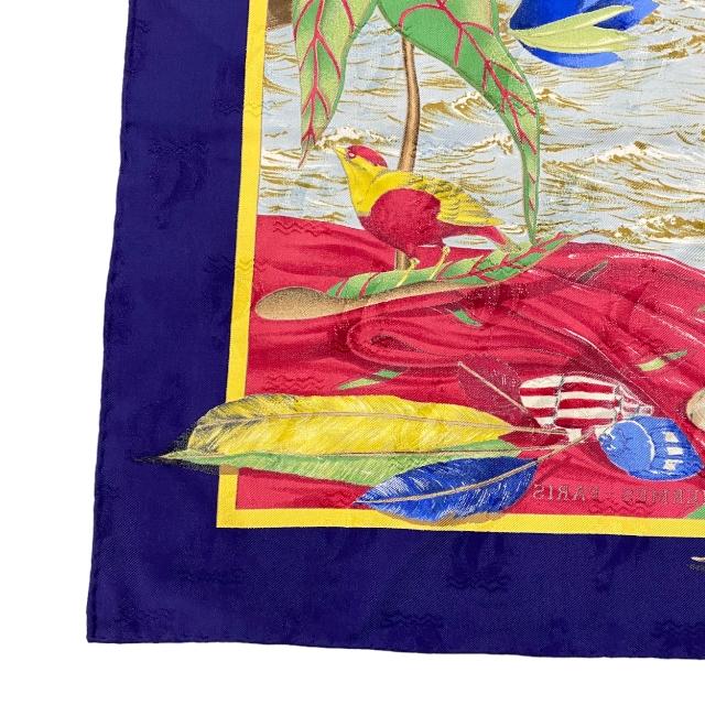 HERMES エルメス Christophe Colomb クリストファーコロンブス 船 カレ