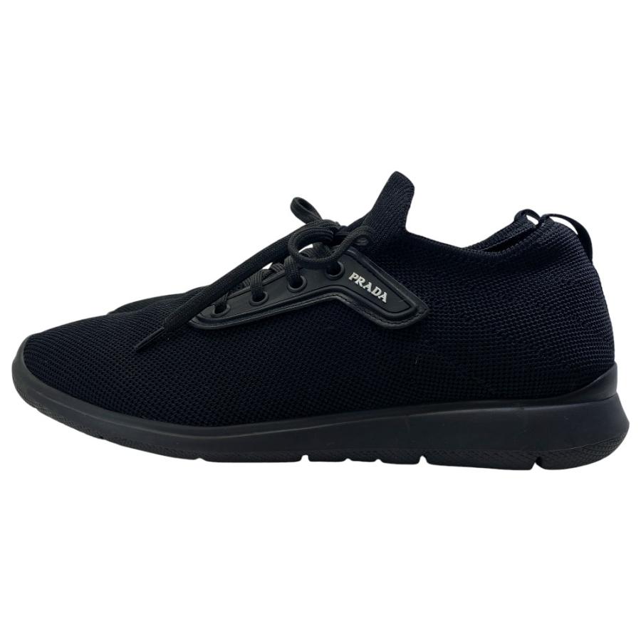 PRADA（プラダ） ローカット スニーカー シューズ ブラック メッシュ