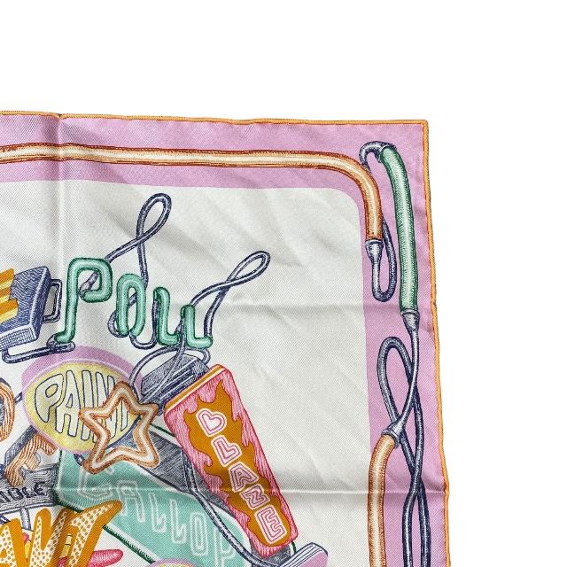 【ほぼ未使用】極美品 エルメス カレ45 シュヴァロスコープ ネオン スカーフ 美品】HERMES エルメス カレ 45 スカーフ ガヴロッシュ シュヴァ