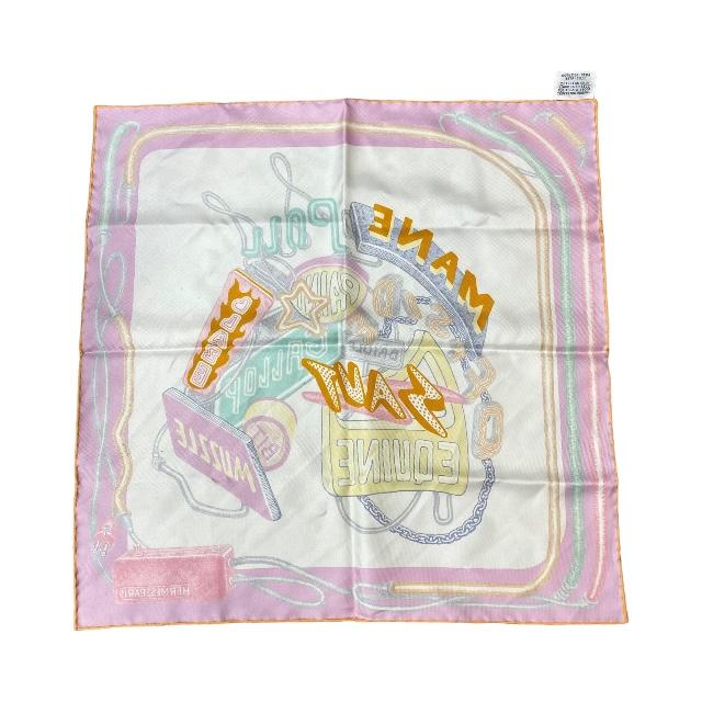 HERMES（エルメス） スカーフ カレ45 シュヴァロスコープ・ネオン