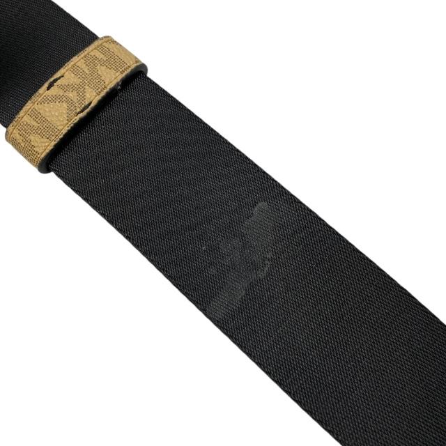 【美品】MICHAEL KORS マイケルコース メッセンジャーバッグ ショルダーバッグ クロスボディバッグ MK柄 ロゴ レザー ブラック_7