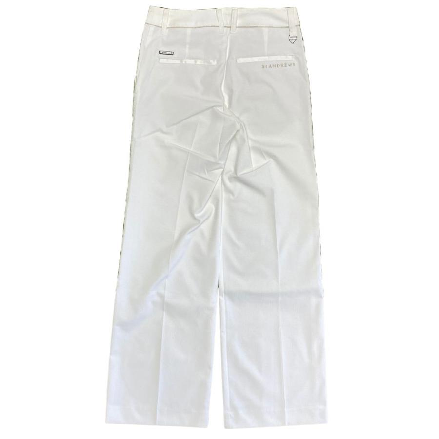 【新品タグ付き77%オフ】St ANDREWSドビーストレッチパンツ ホワイトL St ANDREWS 新品 セントアンドリュース ドビーストレッチパンツ パンツ