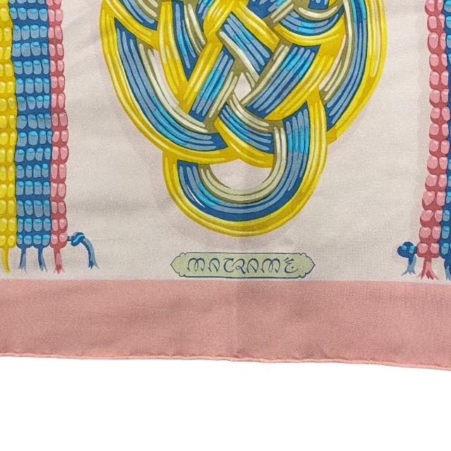 エルメス スカーフ ハンカチ カレ90 70年代ヴィンテージ プリント-