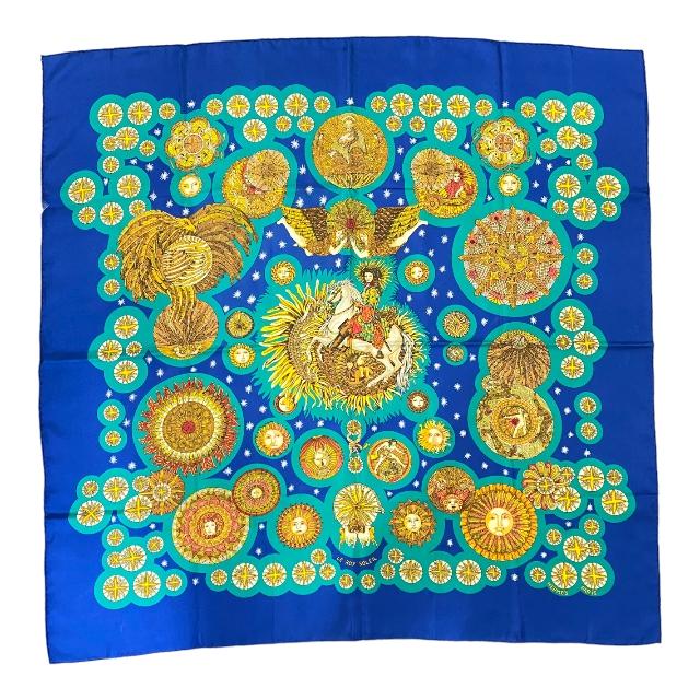 HERMES エルメス スカーフ 大判スカーフ ハンカチ カレ90 LEROY SOLEIL