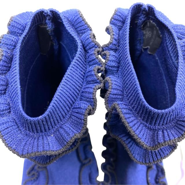 美品 JIMMY CHOO NORWAY ファー ニットスニーカー 37 - メルカリ