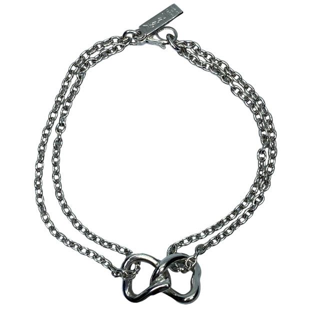 Yves Saint Laurent ハート型ブレスレット Yves Saint Laurent イヴサンローラン チェーンブレスレット