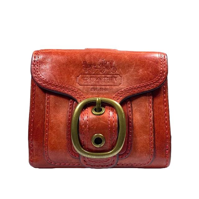 COACH コーチ 二つ折り 財布 コンパクトウォレット ミニ財布 ロゴ型