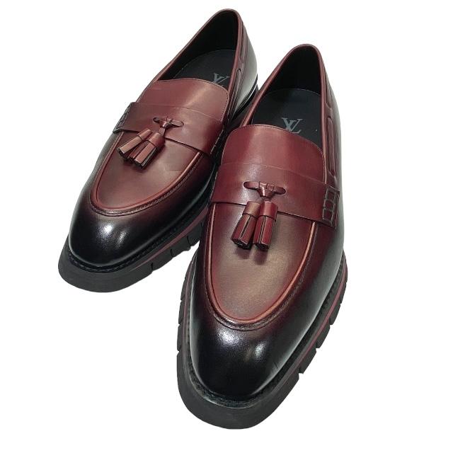 ルイヴィトン　LOUIS VUITTON (38.5) 革靴　タッセルローファー ルイヴィトン LOUIS VUITTON (38.5) 革靴 タッセルローファー