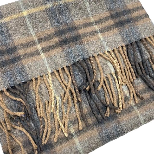 BURBERRY バーバリー ロンドン マフラー フリンジ付き 小物