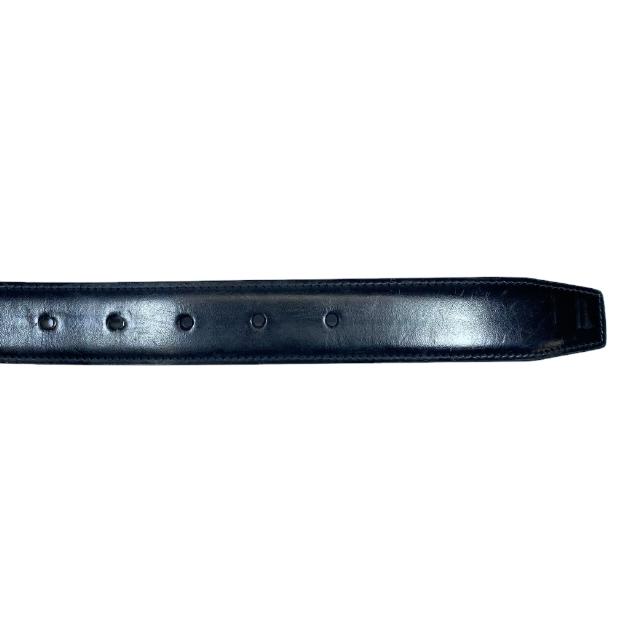 Cartier カルティエ 小物 ベルト レザー ブラック ロゴ シルバー金具