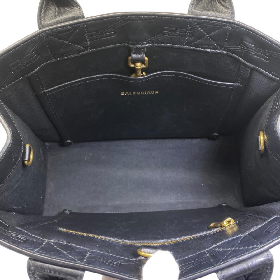 BALENCIAGA（バレンシアガ） BBモノグラム ハードウェア ハンドバッグ