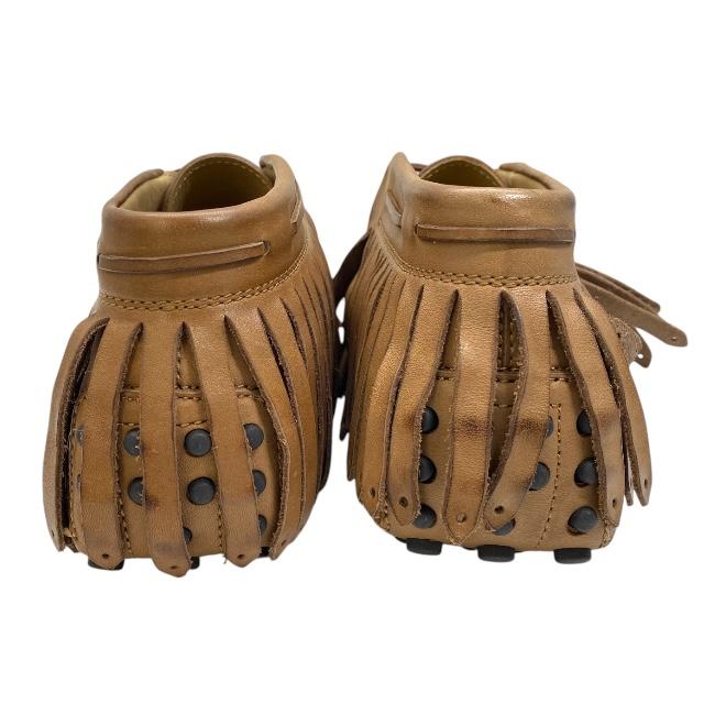 TOD'S（トッズ） 【未使用】TODS モカシン デッキシューズ フリンジ