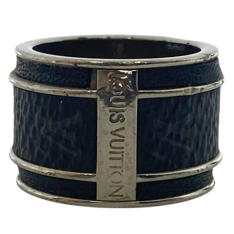 ルイ ヴィトン バーグ・モノグラム・エクリプス リング 指輪 アクセサリー シルバー メタル DI0197 M68206 LOUIS VUITTON [サイズL]_2