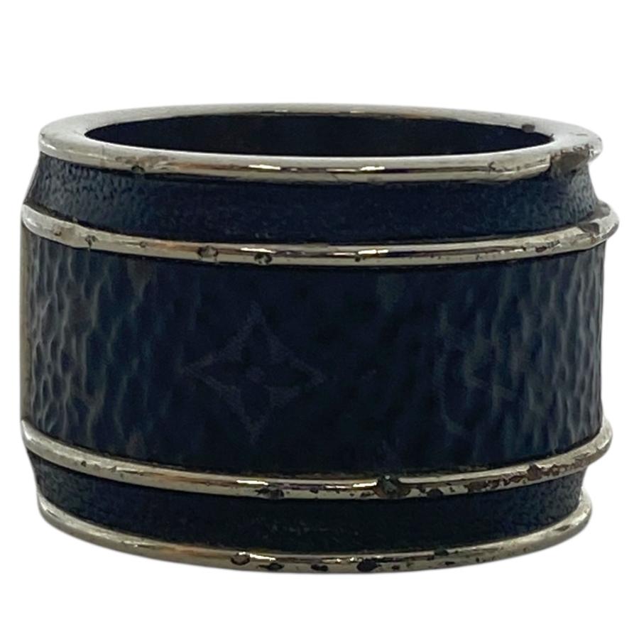 ルイ ヴィトン バーグ・モノグラム・エクリプス リング 指輪 アクセサリー シルバー メタル DI0197 M68206 LOUIS VUITTON [サイズL]_3