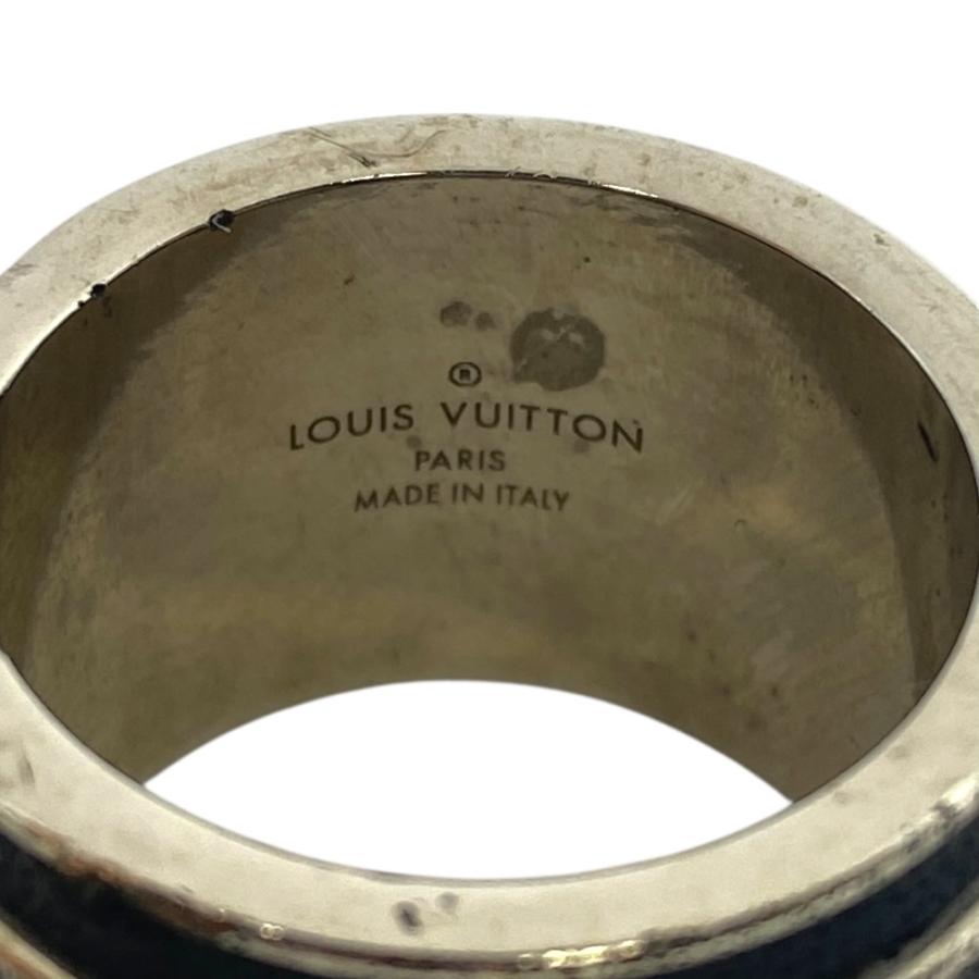 ルイ ヴィトン バーグ・モノグラム・エクリプス リング 指輪 アクセサリー シルバー メタル DI0197 M68206 LOUIS VUITTON [サイズL]_5