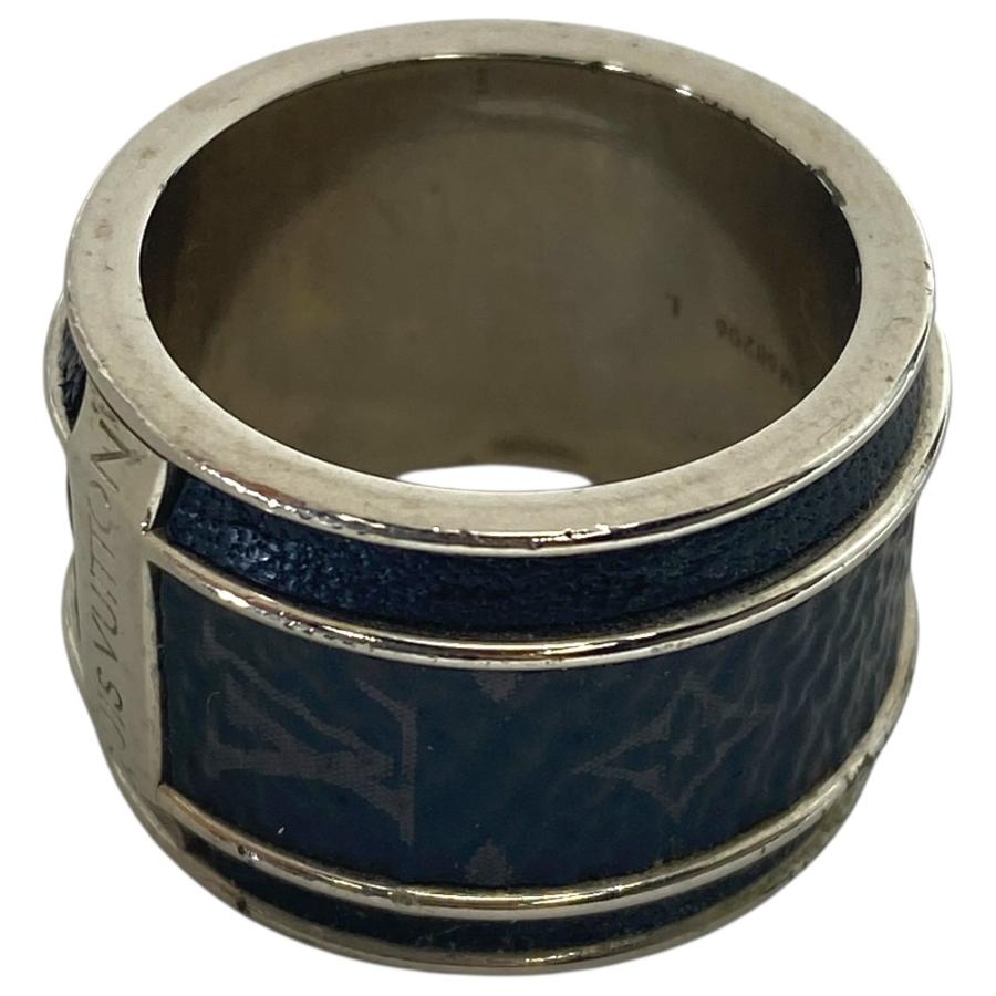 ルイ ヴィトン バーグ・モノグラム・エクリプス リング 指輪 アクセサリー シルバー メタル DI0197 M68206 LOUIS VUITTON [サイズL]_7