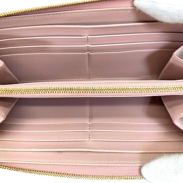 ✨️極美品✨️ セリーヌ 長財布 財布 ピンク レザー ロゴ CELINE セリーヌ 財布 長財布 ロングウォレット ラウンド