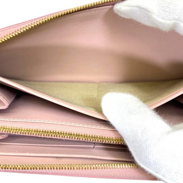 ✨️極美品✨️ セリーヌ 長財布 財布 ピンク レザー ロゴ CELINE セリーヌ 財布 長財布 ロングウォレット ラウンド