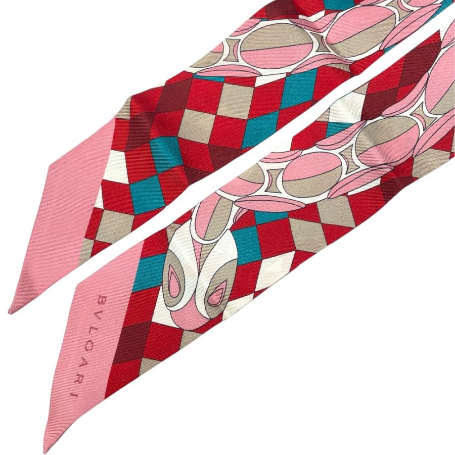 BVLGARI（ブルガリ） 美品 セルペンティ スカーフ ツイリースカーフ