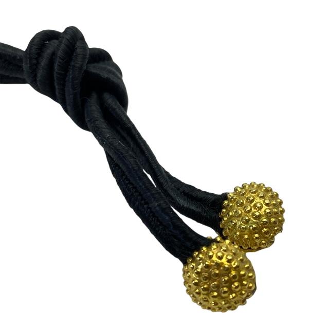 Baccarat　バカラ　ガレ　ネックレス　ブラック　レザー　紐 バカラ（Baccarat） ネックレス ペンダント チョーカー アクセサリー