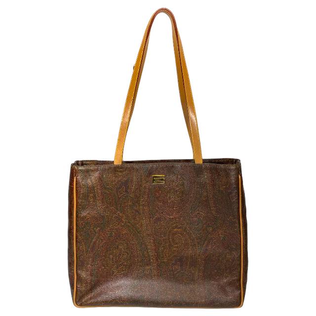 ETRO エトロ トートバッグ ハンドバッグ バッグ ペイズリー柄 ロゴ 