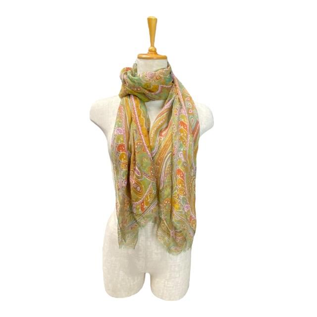 ETRO エトロ スカーフ シルク マルチカラー Scarf Multi Silk