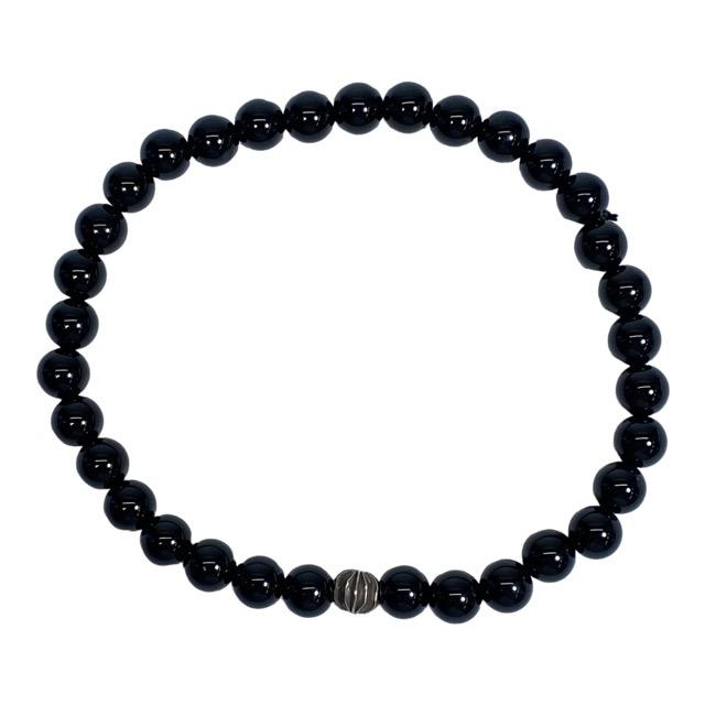 Chrome Hearts クロムハーツ BEAD 6mm ブラック コーラル ビーズ