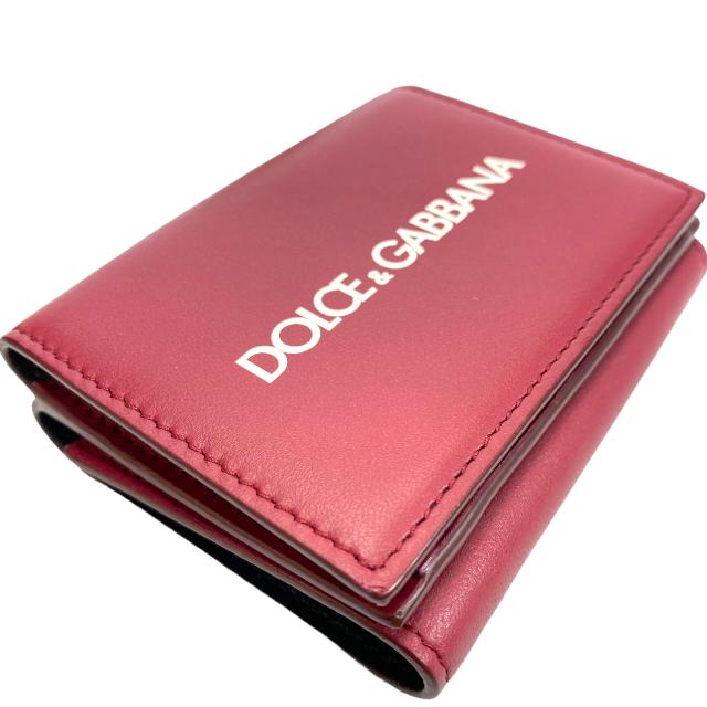 DOLCE＆GABBANA ドルチェ&ガッバーナ ドルガバ D&G レザー 三つ折り