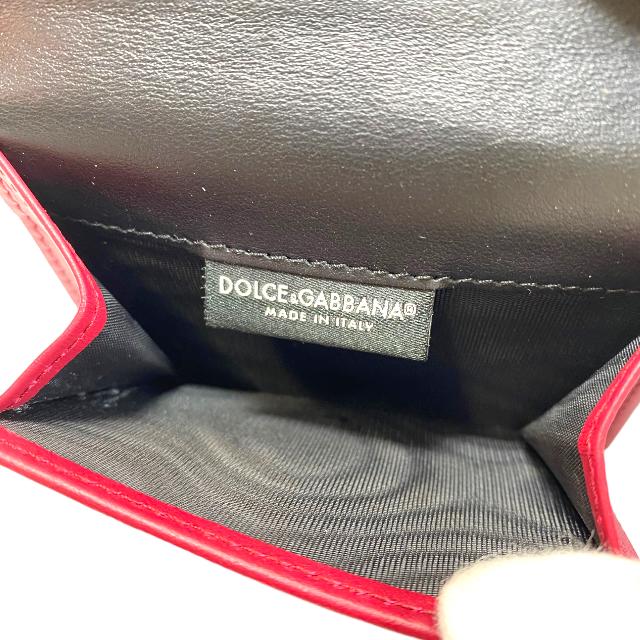 DOLCE＆GABBANA ドルチェ&ガッバーナ ドルガバ D&G レザー 三つ折り