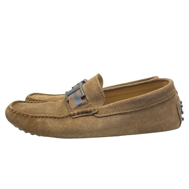 TOD'S ムートンドライビングシューズスエード ファー ローファー