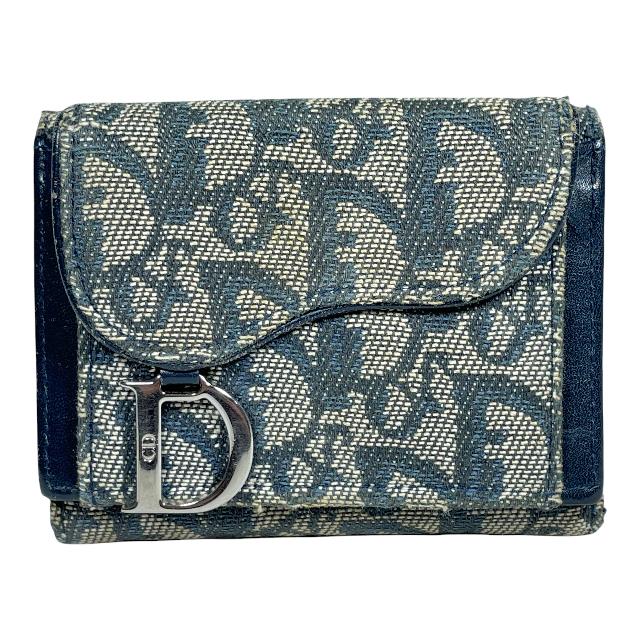 Christian Dior クリスチャン ディオール 三つ折り 財布 コンパクト
