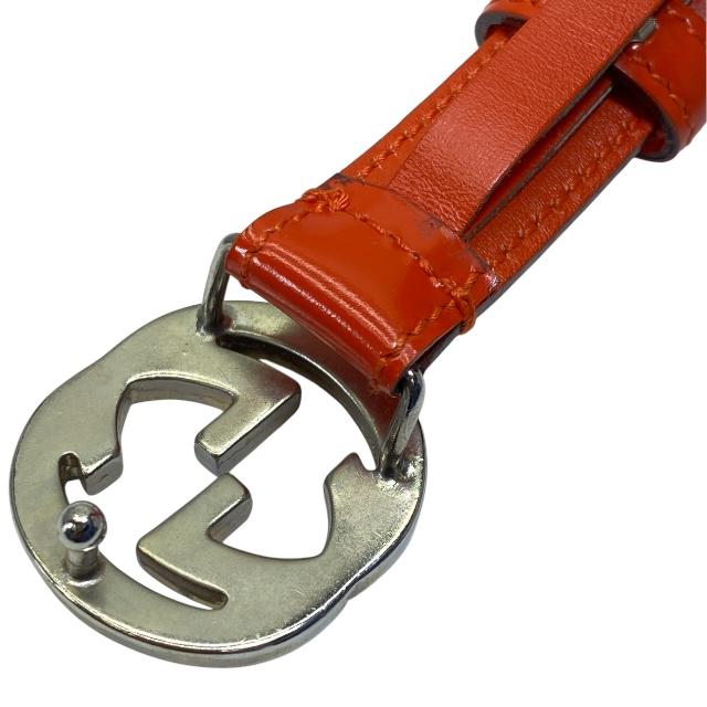 美品 GUCCI グッチ ベルト インターロッキングG GG柄 PVC レザー GUCCI 並行輸入 グッチ ベルト インターロッキングG 546386