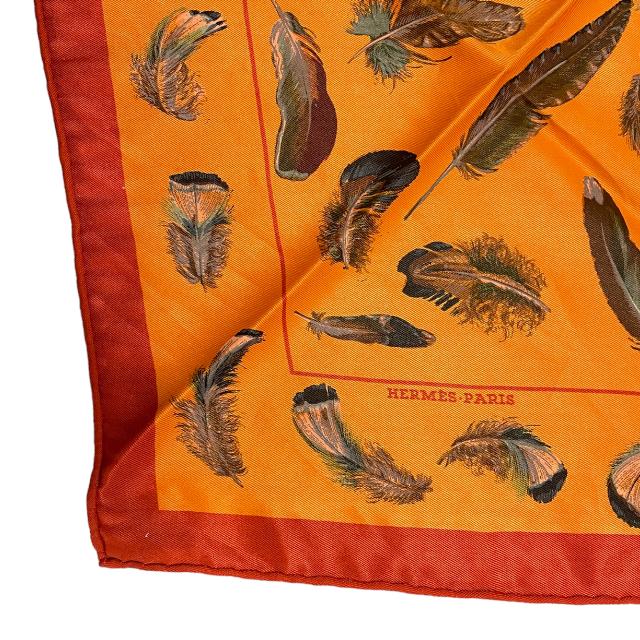 良品】HERMES エルメス スカーフ 三角スカーフ バンダナ ポワンテュ