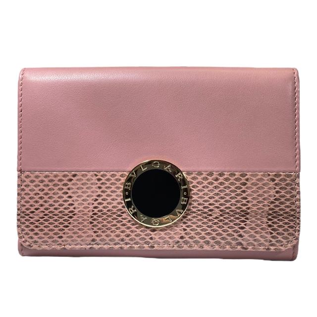美品】BVLGARI ブルガリ 280024 財布 二つ折り財布 ミニ コンパクト