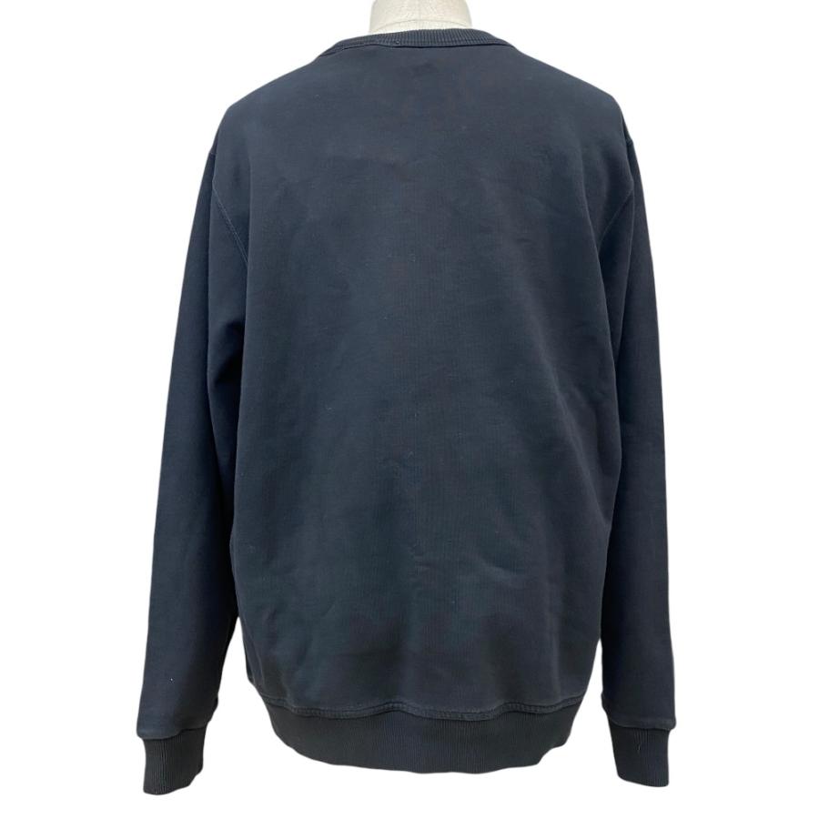 未使用 バーバリー プルオーバー トレーナー トップス チェッカークレストロゴ ブラック コットン 8071172 BURBERRY [サイズM]_2