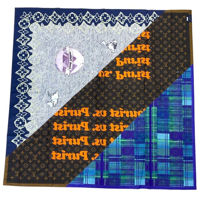 中古品】LOUIS VUITTON ルイヴィトン ミニスカーフ ローズ 中古品】LOUIS VUITTON ルイヴィトン ミニスカーフ ローズ