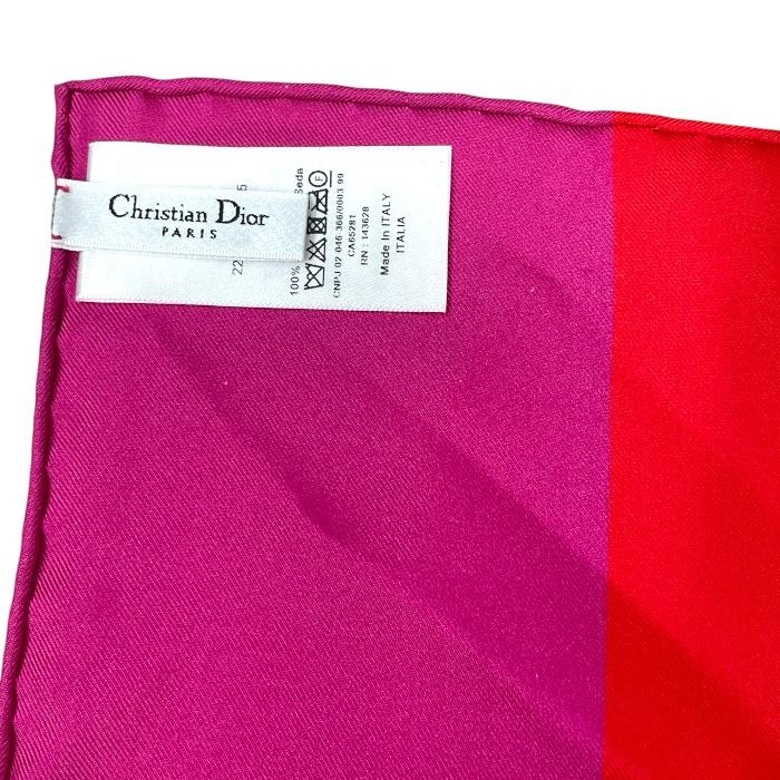 美品✨Christian Dior シルク100% 大判スカーフ ストール 花柄