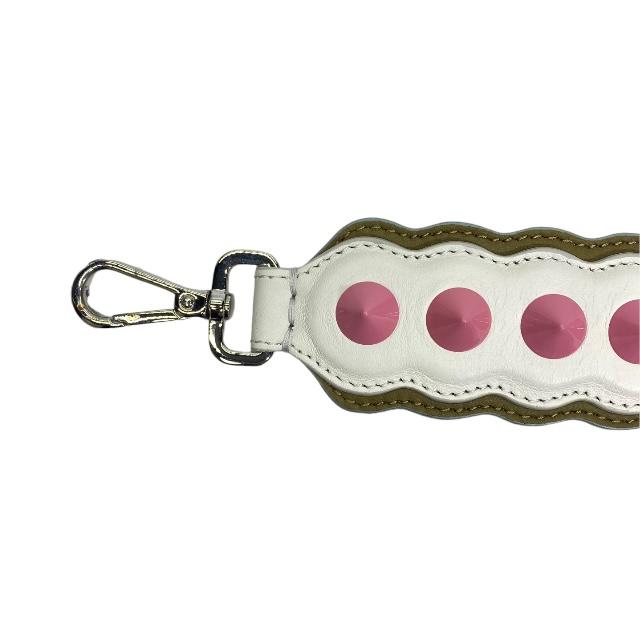 FENDI フェンディ ショルダーストラップ ストラップユー スタッズ ピンク FENDI（フェンディ） ストラップユー ショルダーストラップ 小物