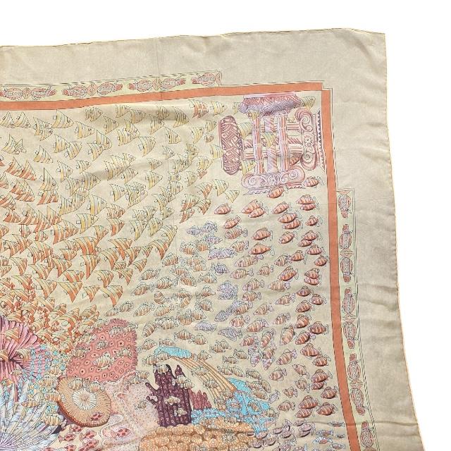 HERMES エルメス カレ140 RENCONTRE OCEANE 大西洋の出会い 大判  