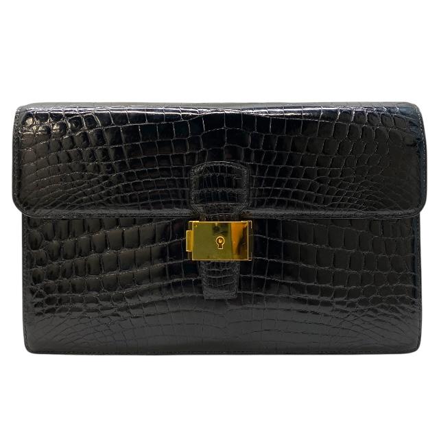 MORABITOのフリマアイテム一覧 MORABITO 黒 クラッチバッグ ゴールド