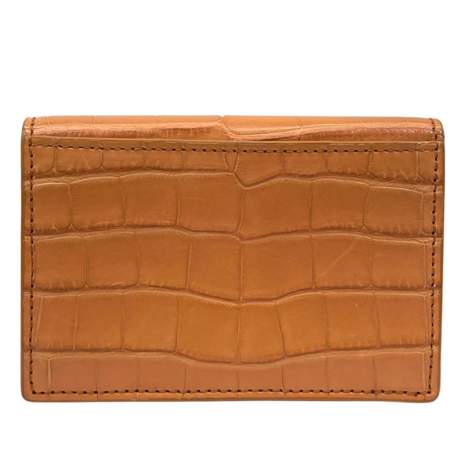 BOTTEGA VENETA（ボッテガ・ヴェネタ） クロコダイル 二つ折り カード