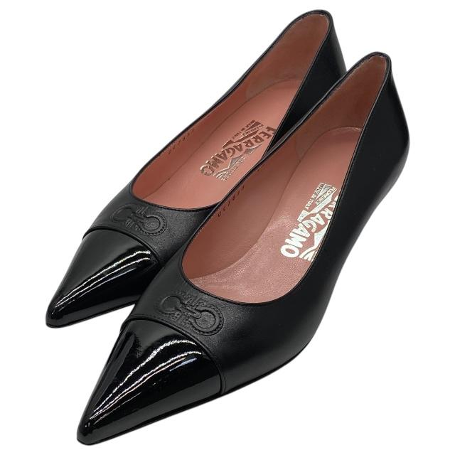 希少 Ferragamo フェラガモ デザイン パンプス リボン ガンチーニ 希少 Ferragamo フェラガモ デザイン パンプス リボン ガンチーニ