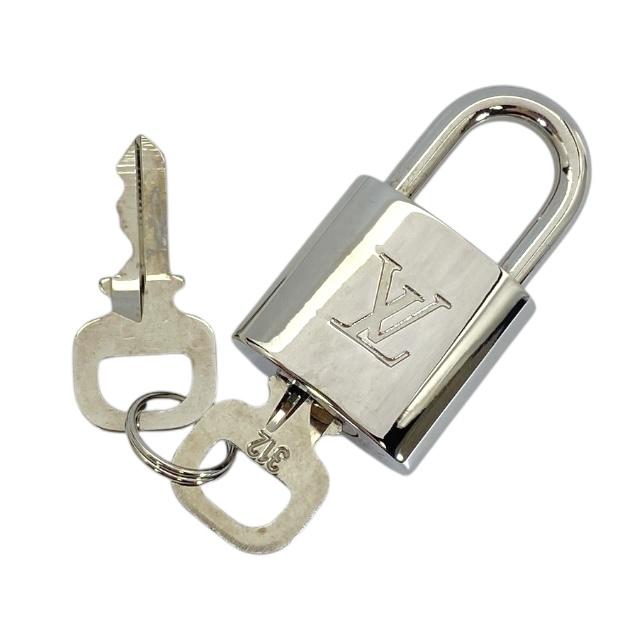 【即購入可】LOUIS VUITTON パドロック シルバー #323 鍵2本付 LOUIS VUITTON（ルイ・ヴィトン） カデナ 南京錠 パドロック キー 鍵