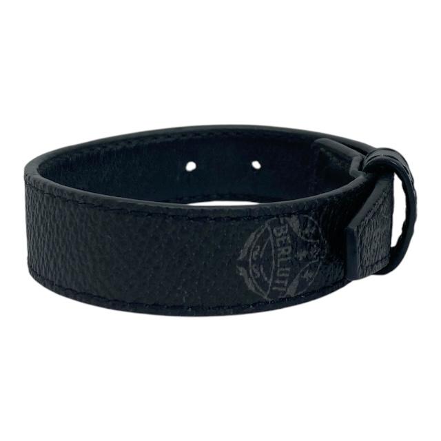 【Berluti ノベルティ限定】レザー ブレスレット ブラック Berluti（ベルルッティ） ブレスレット バングル アクセサリー 小物