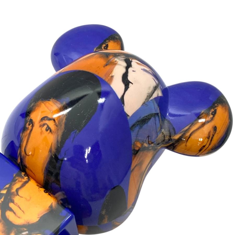 MEDICOM TOY メディコムトイ BE@RBRICK Andy Warhol × Muhammad Ali 100%&400% ベアブリック アンディーウォーホル モハメドアリ フィギュア 人形 ブルー BE@RBRICK ベアブリック アンディ・ウォーホル モハメド・アリ 100