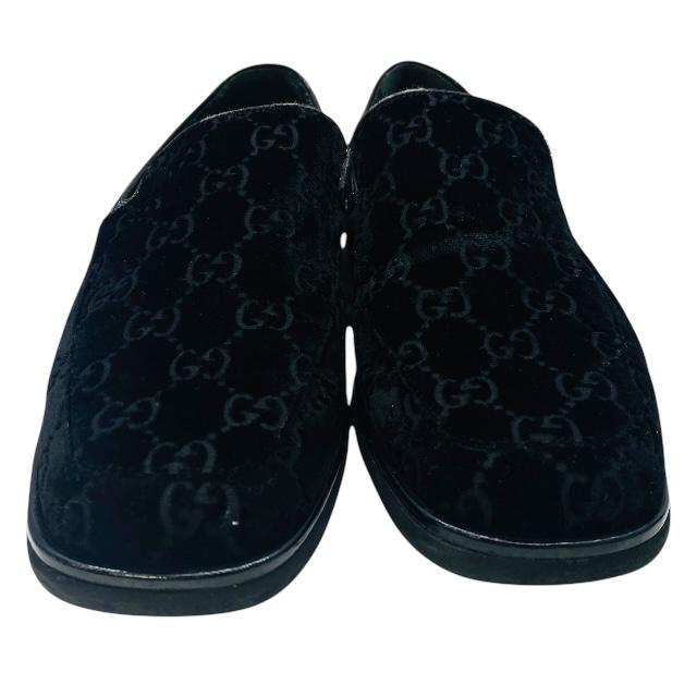 Gucci ブラック ラバー フラットシューズ GUCCI ラバーシューズ