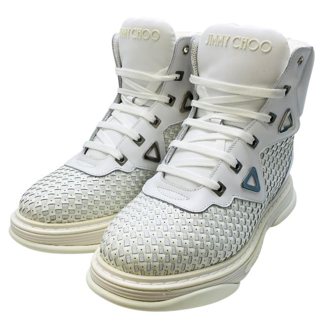 JIMMY CHOOハイカットスニーカー JIMMY CHOO ジミーチュウ RUBEN ルーベン スタッズ ベルト