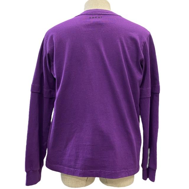 sacai サカイ 22-0454S forever ever 長袖Tシャツ トップス