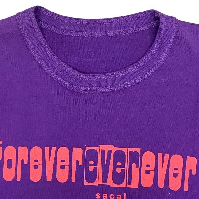 sacai グリーン 長袖カットソー　サイズ4 22-0454S forever sacai（サカイ） 22-0454S forever ever ever 長袖Tシャツ トップス